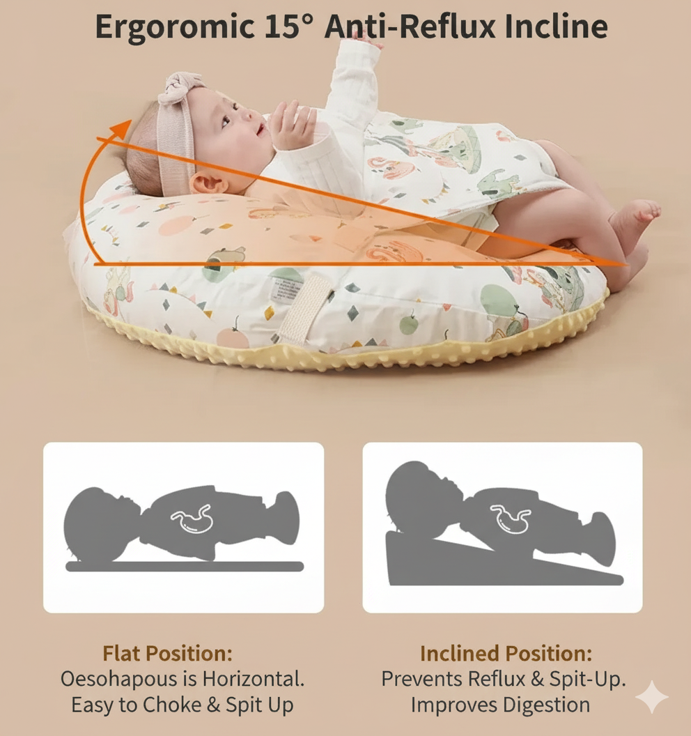 CozyNest™ Baby Support Pillow