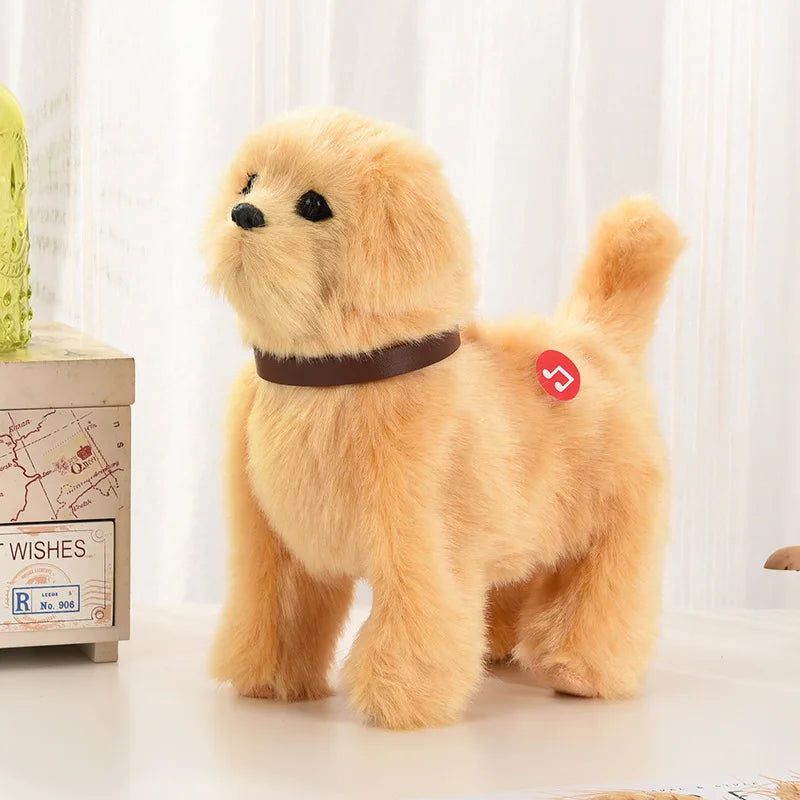 Walking & Barking Plush Puppy – Interactive Musical Toy