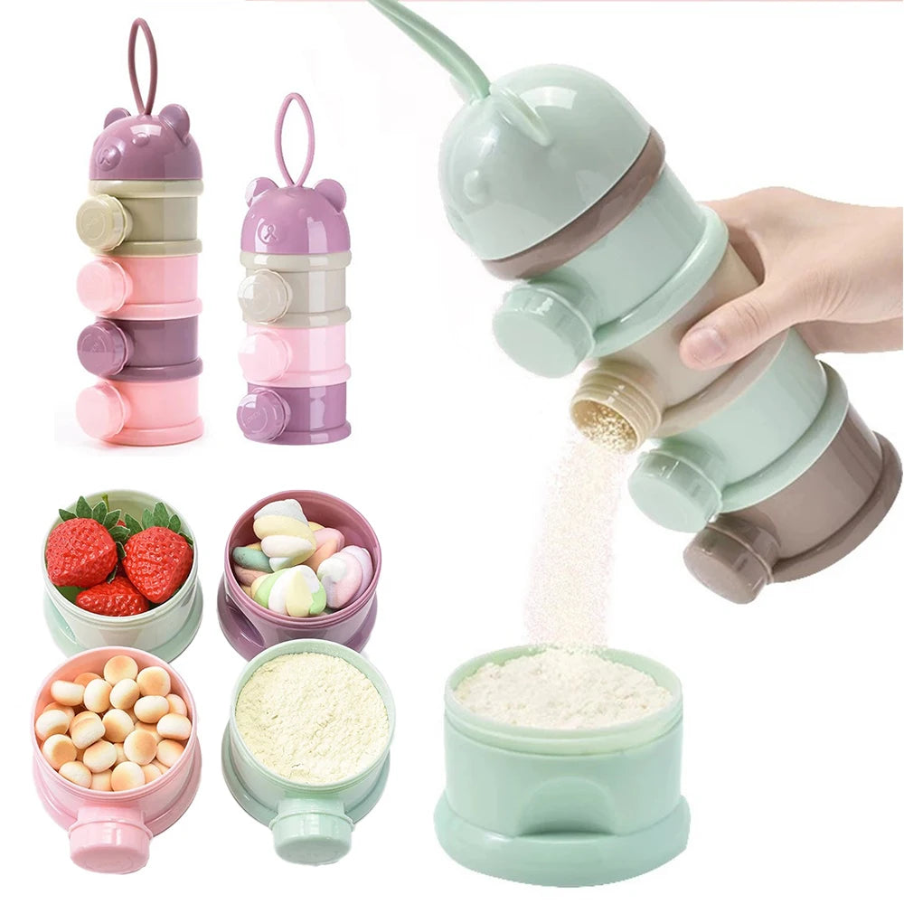 TinyTums™ 3-in-1 Bear Snack & Milk Powder Dispenser