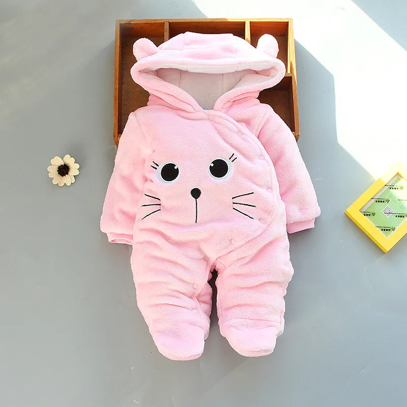 The Cosy Cat Fleece Pramsuit