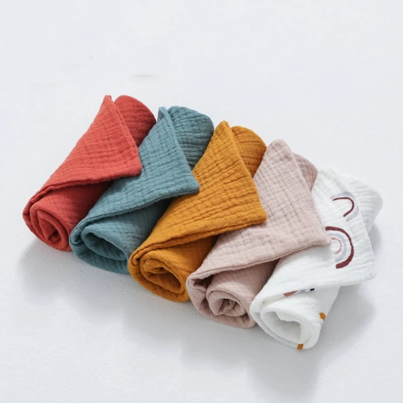 SoftTouch™ 5-Piece Baby Muslin Washcloth Set