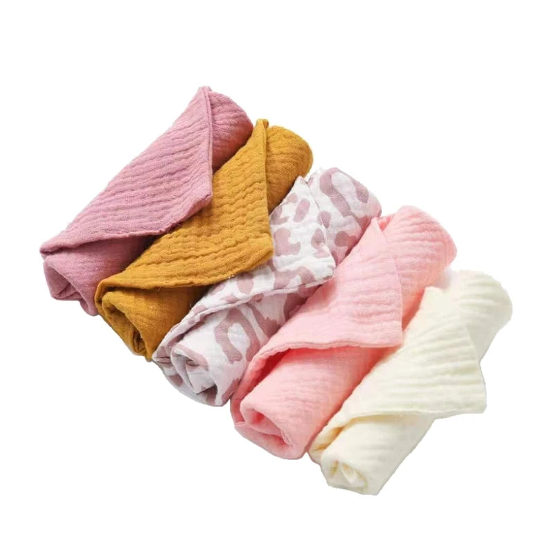 SoftTouch™ 5-Piece Baby Muslin Washcloth Set