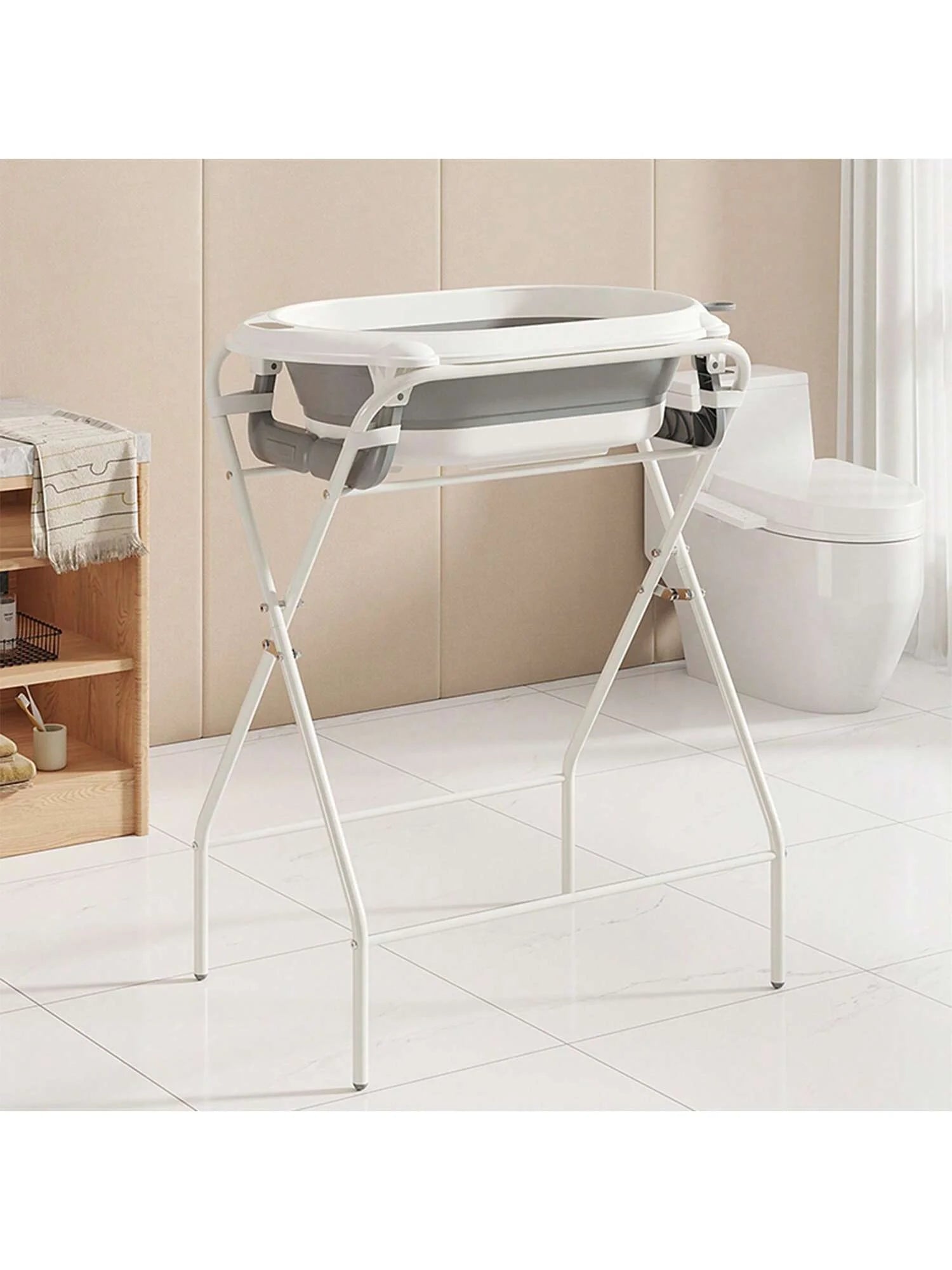 FoldEase™ Baby Bath & Care Station – Comfort, Safety & Smart Design