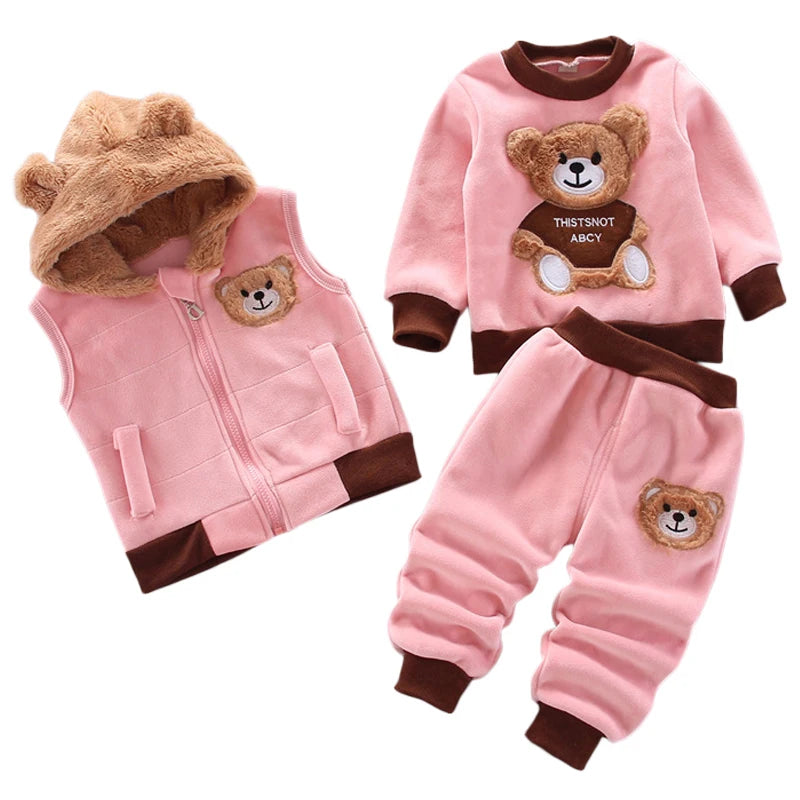 The Cosy Bear 3-Piece Outfit Set