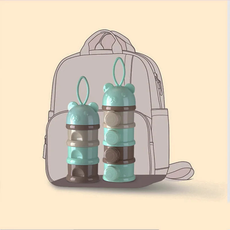 TinyTums™ 3-in-1 Bear Snack & Milk Powder Dispenser