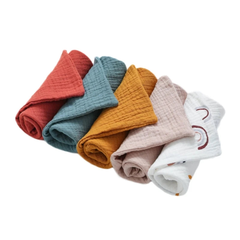 SoftTouch™ 5-Piece Baby Muslin Washcloth Set