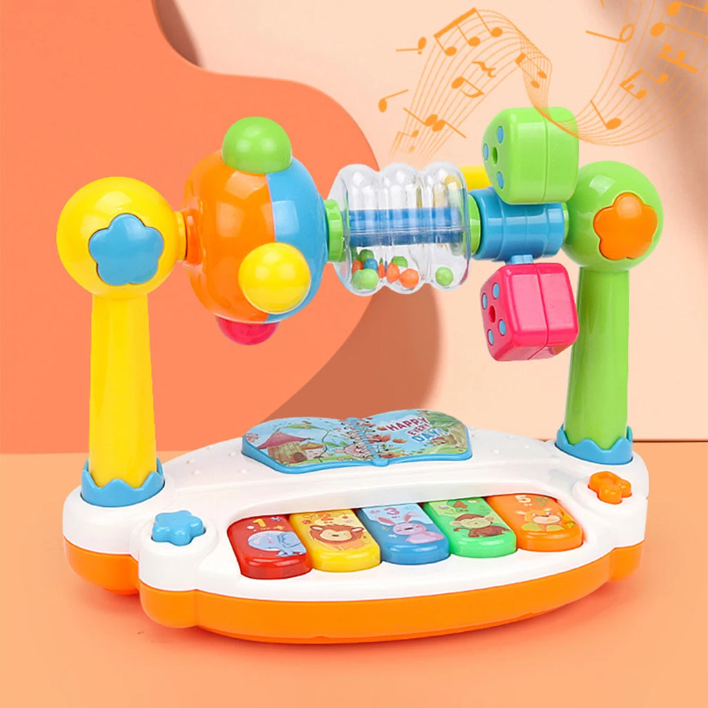 Baby Rotating Music Piano – Sensory Learning Toy