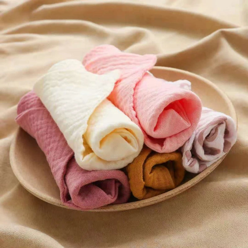 SoftTouch™ 5-Piece Baby Muslin Washcloth Set