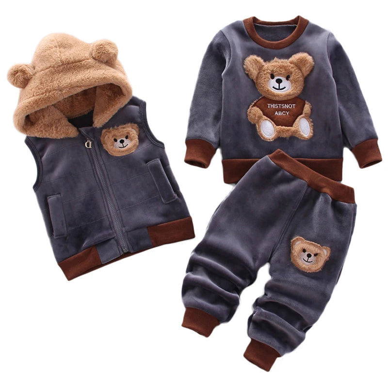 The Cosy Bear 3-Piece Outfit Set