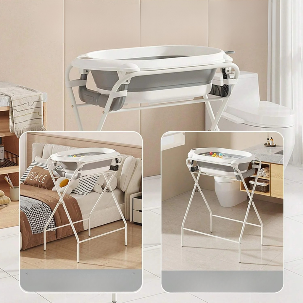FoldEase™ Baby Bath & Care Station – Comfort, Safety & Smart Design