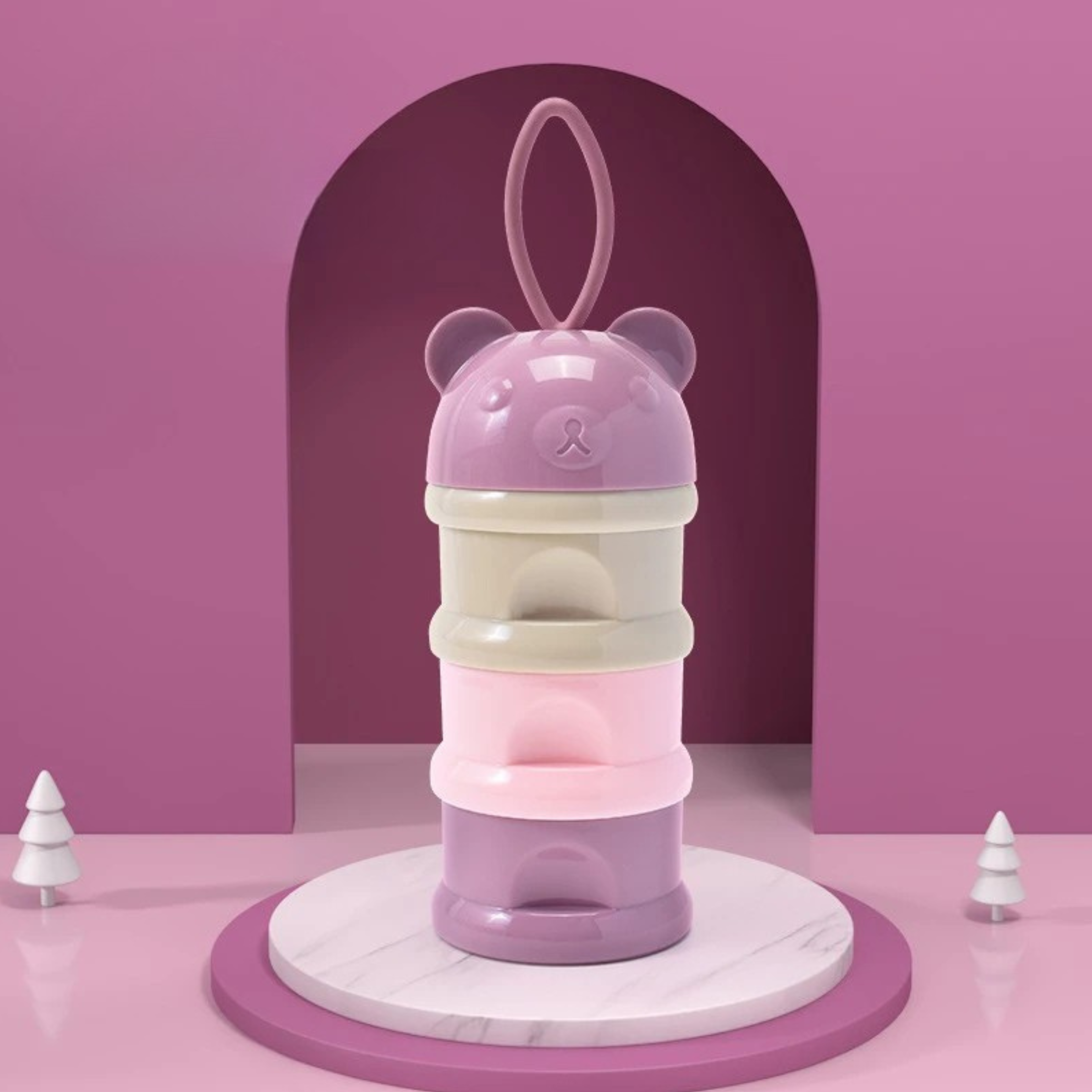 TinyTums™ 3-in-1 Bear Snack & Milk Powder Dispenser