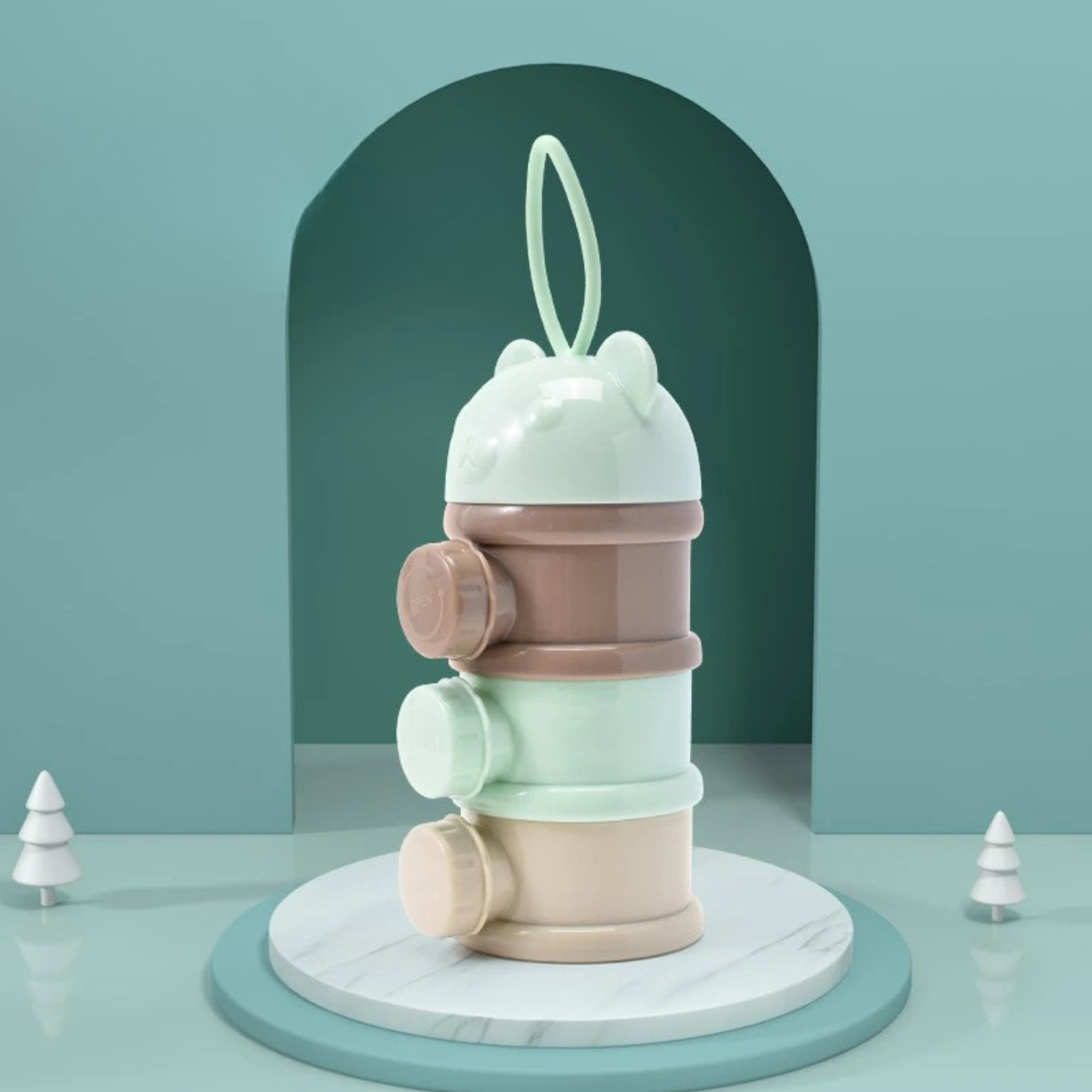 TinyTums™ 3-in-1 Bear Snack & Milk Powder Dispenser