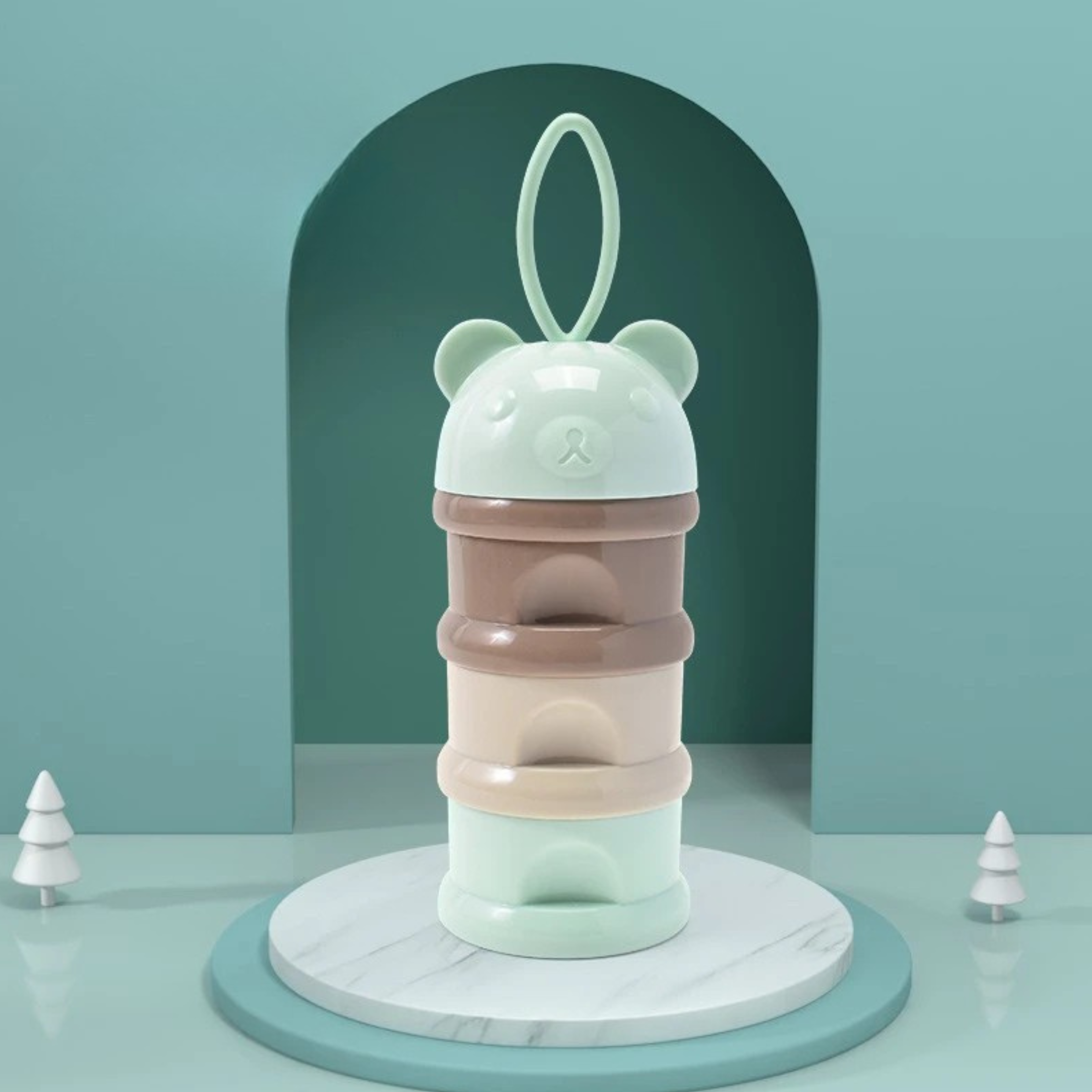 TinyTums™ 3-in-1 Bear Snack & Milk Powder Dispenser