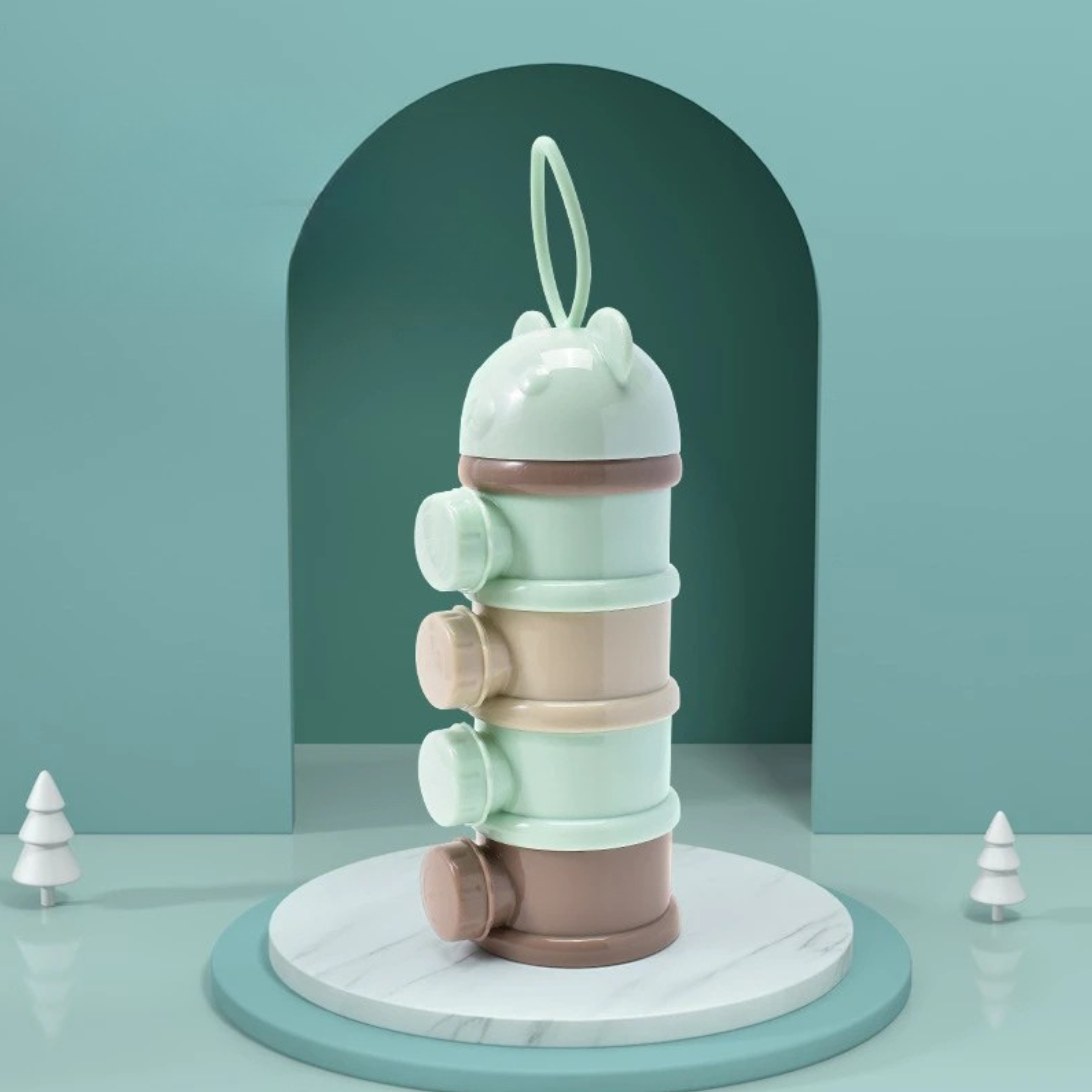 TinyTums™ 3-in-1 Bear Snack & Milk Powder Dispenser