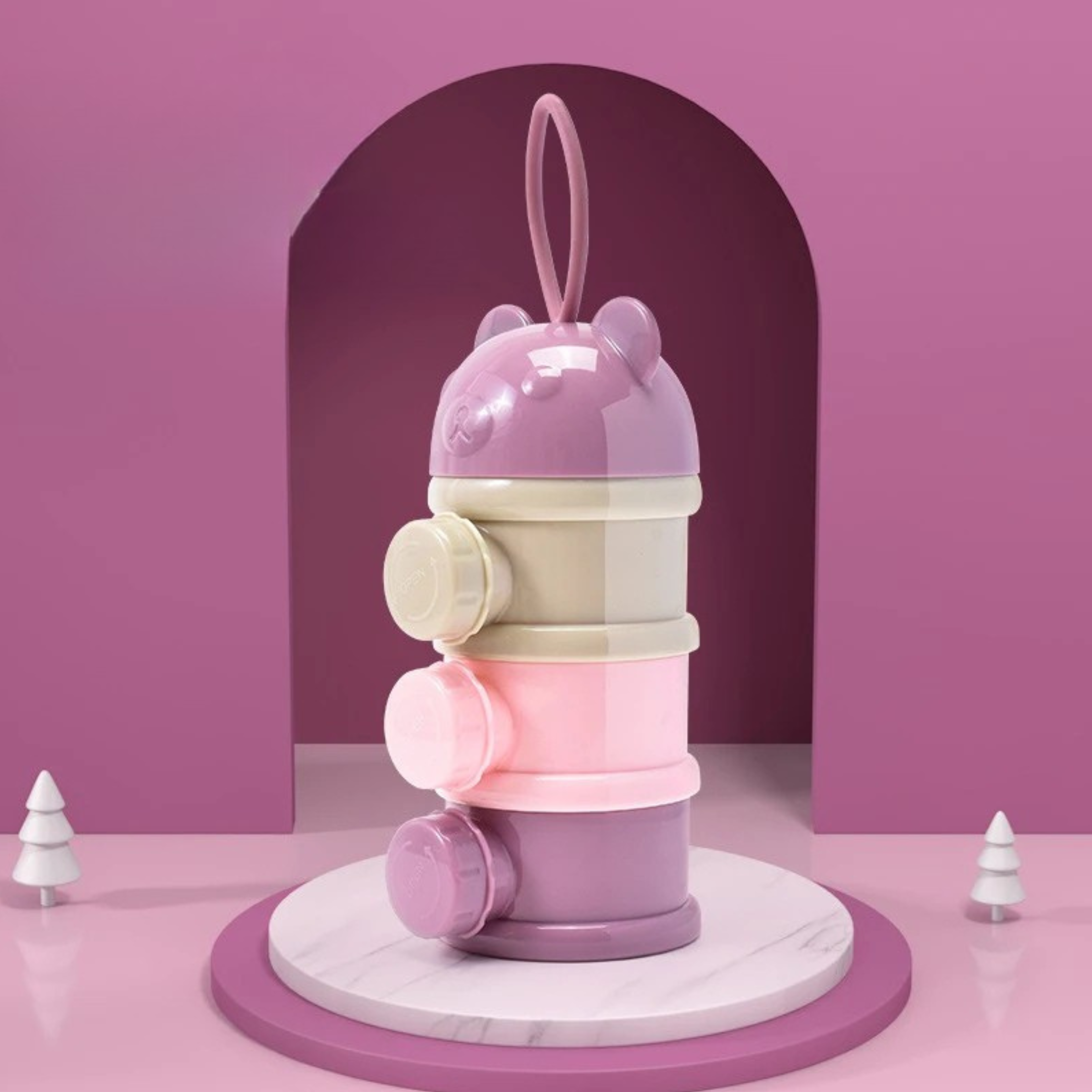 TinyTums™ 3-in-1 Bear Snack & Milk Powder Dispenser