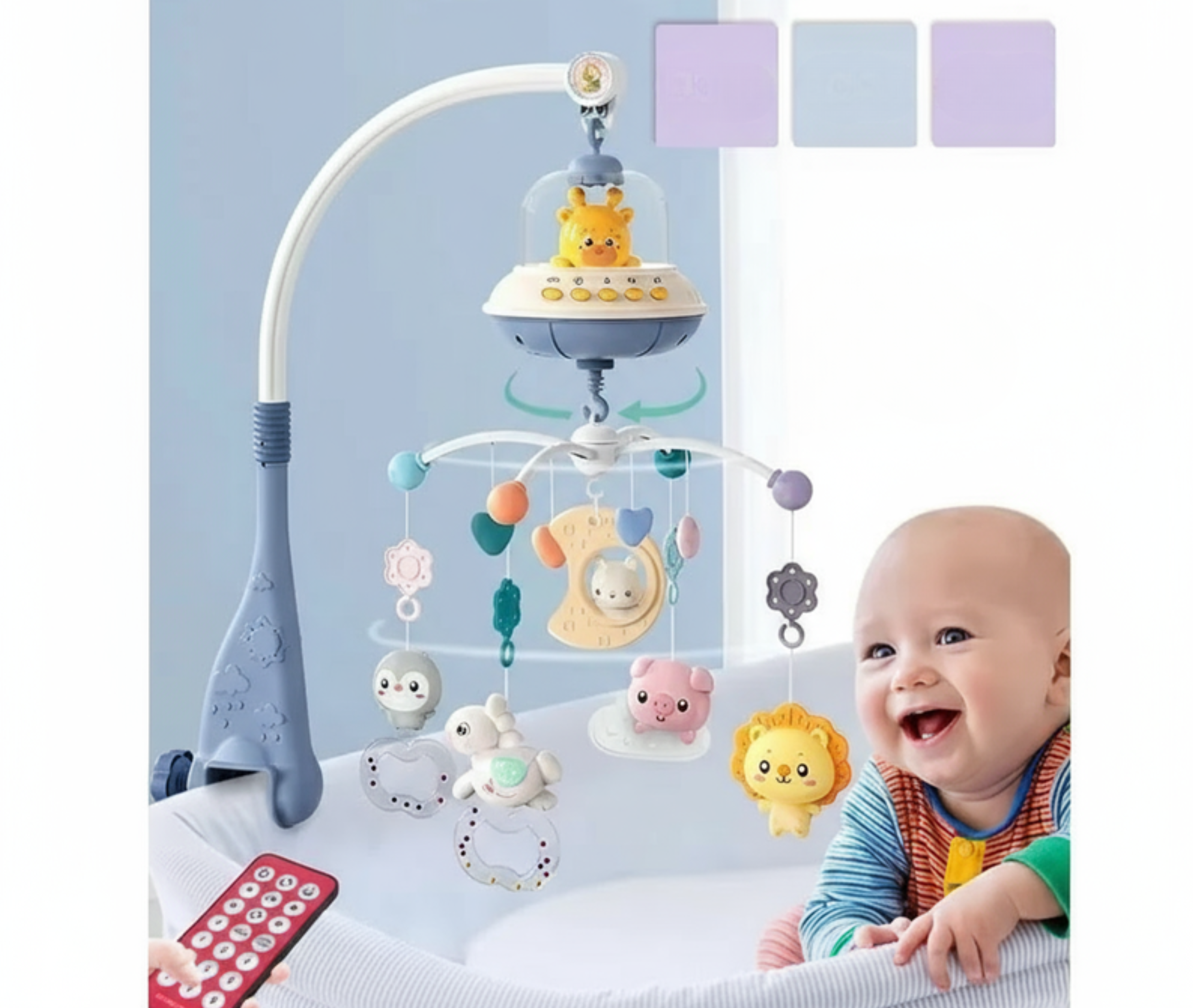 DreamTunes™ Baby Mobile with Lights & Music Projection