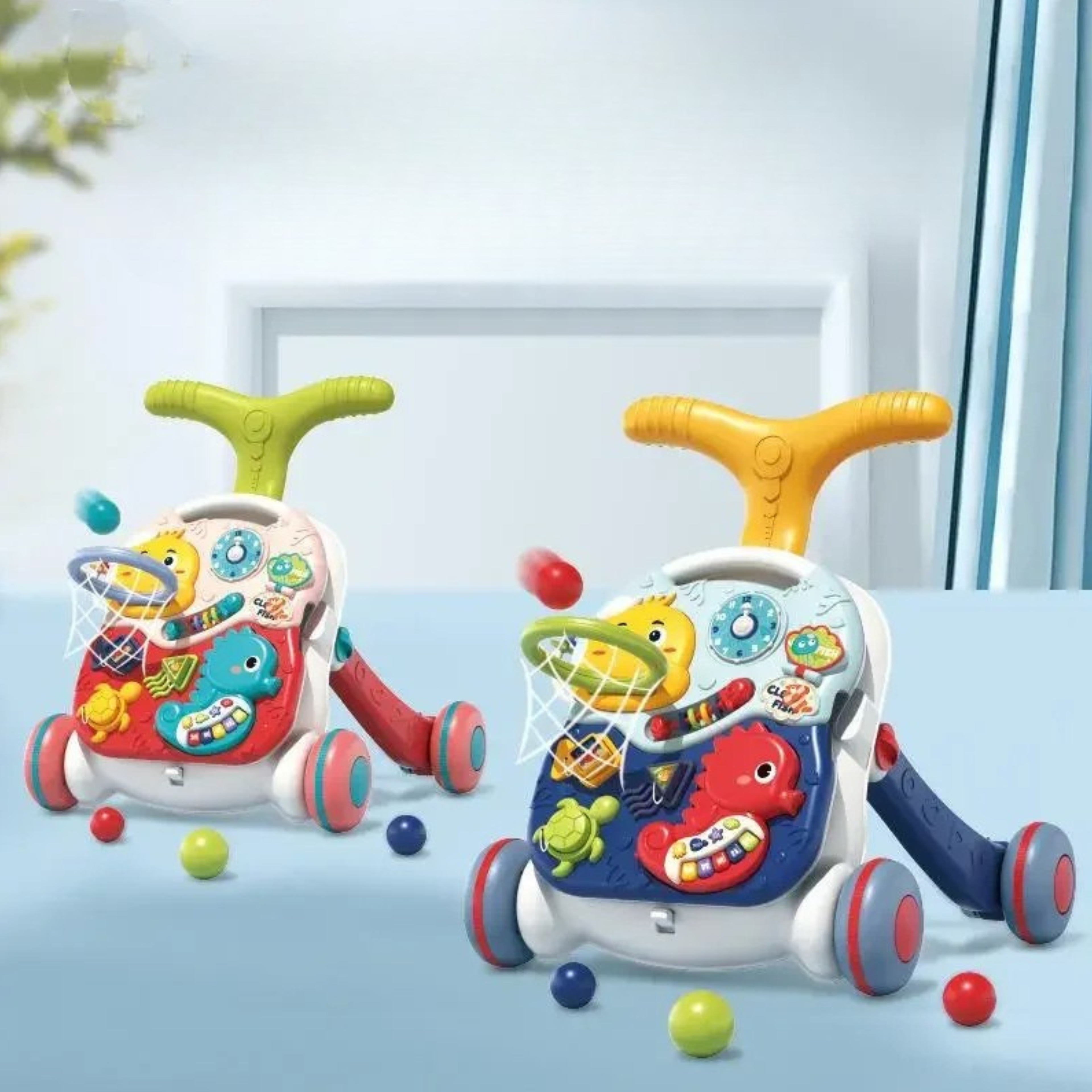 3-in-1 Baby Walker – Musical Learning Toy