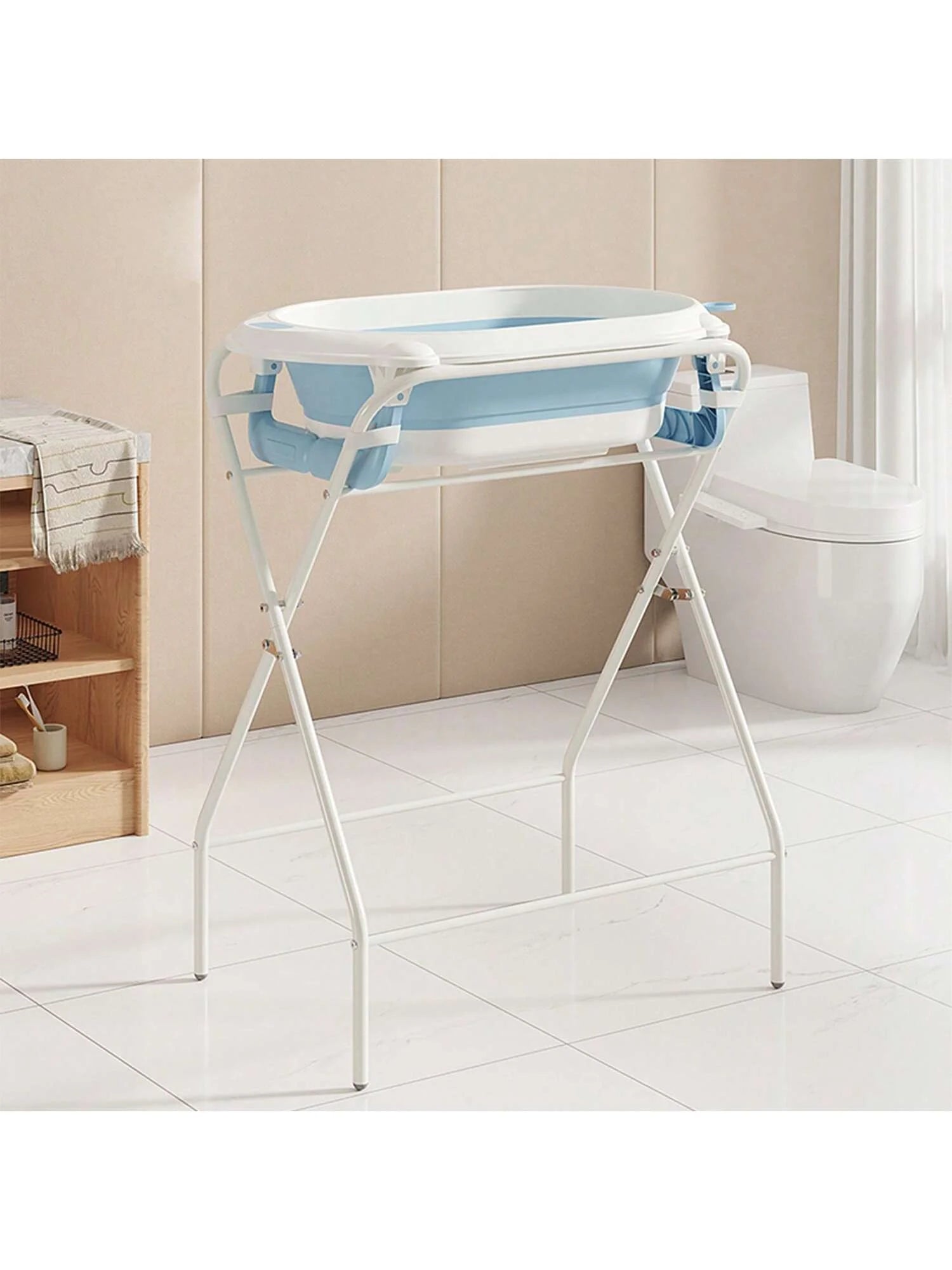FoldEase™ Baby Bath & Care Station – Comfort, Safety & Smart Design