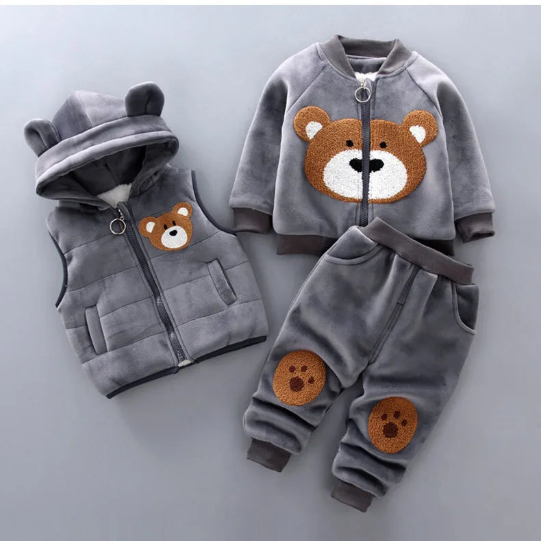 The Cosy Bear 3-Piece Outfit Set