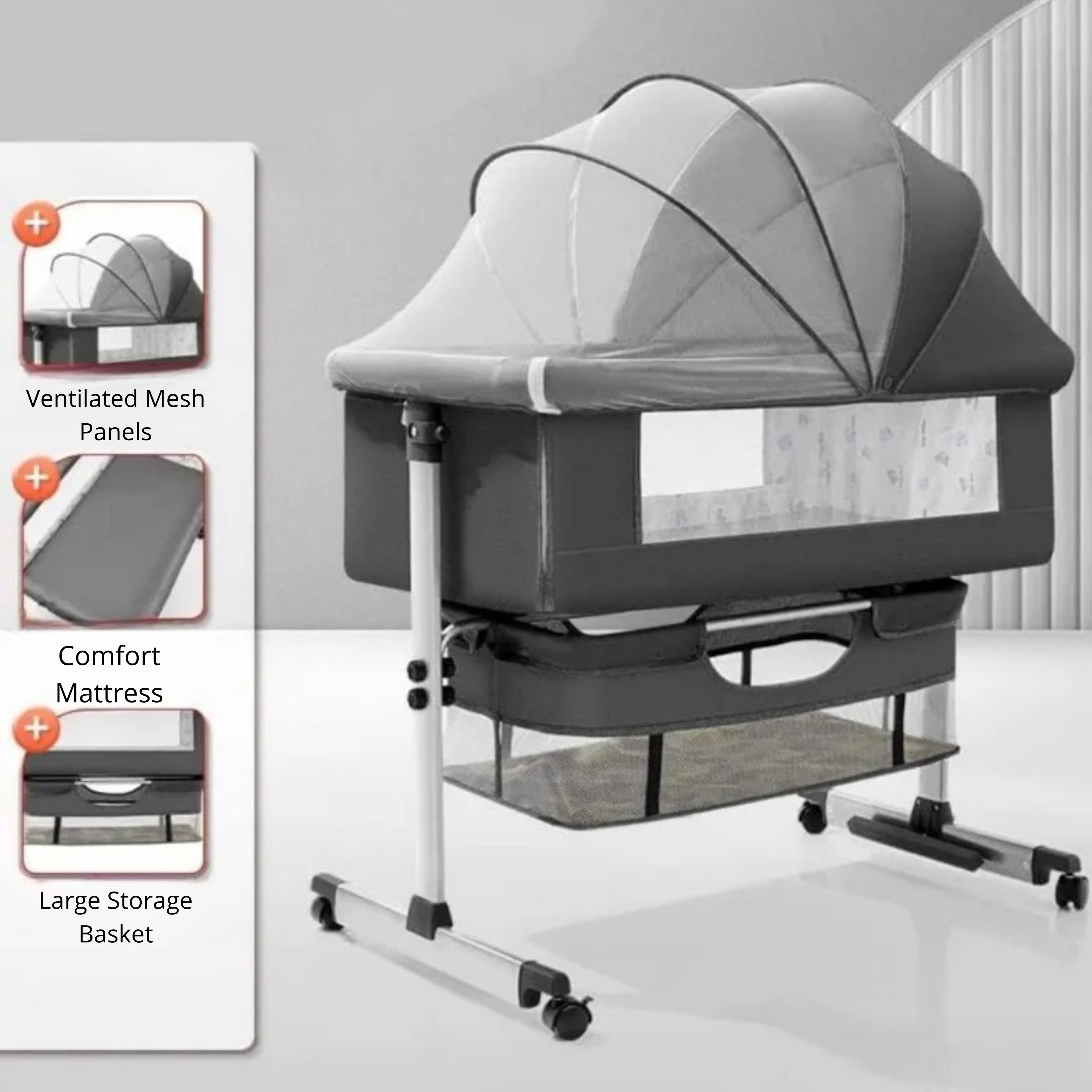 SleepEase™ Convertible Baby Crib