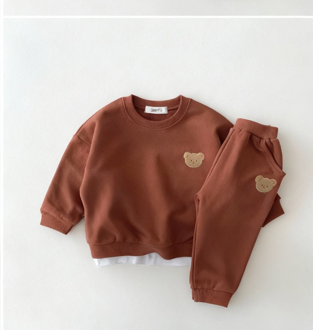 The Embroidered Bear Lounge Set