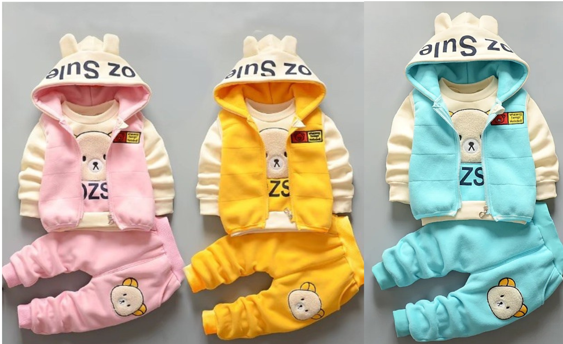Cozy Bear™ 3-Piece Winter Set