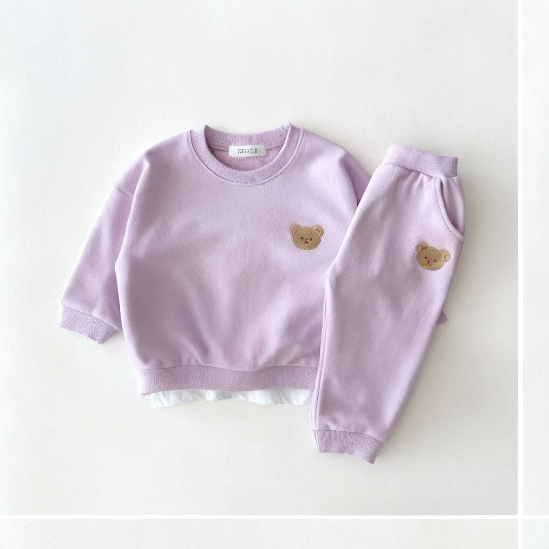 The Embroidered Bear Lounge Set